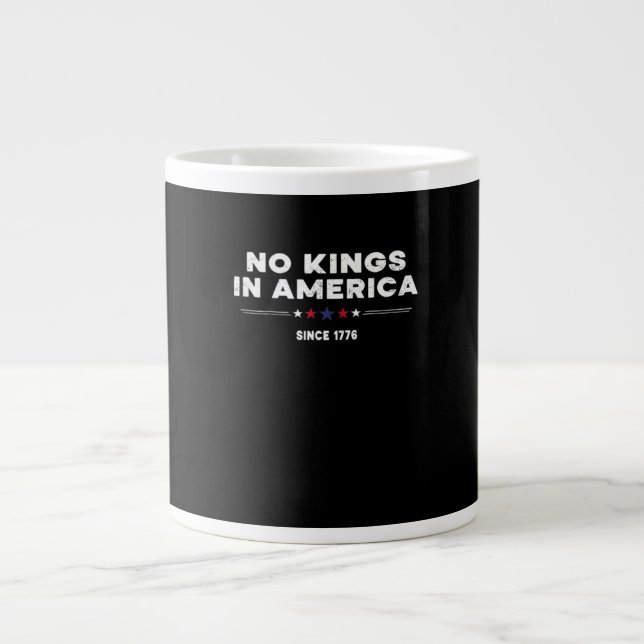 Grande Tasse No Kings In America Doge Classic Trendy Graphic (Devant)