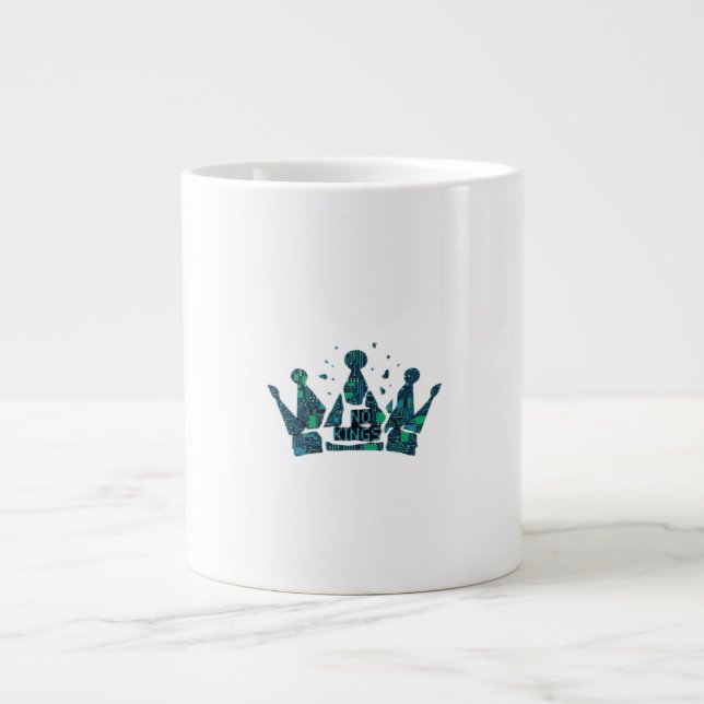 Grande Tasse No Kings In America Freedom Aesthetic (Devant)