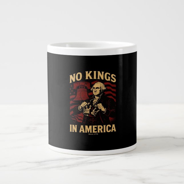 Grande Tasse No Kings In America Since 1776 Anti-Donald Trumpp (Devant)