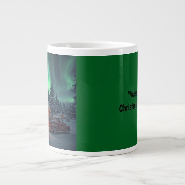 Grande Tasse Noël Cabane Magique d'Hiver (Devant)