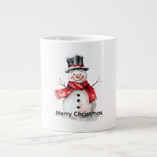 Grande Tasse Noël de l'Écharpe rouge des neiges