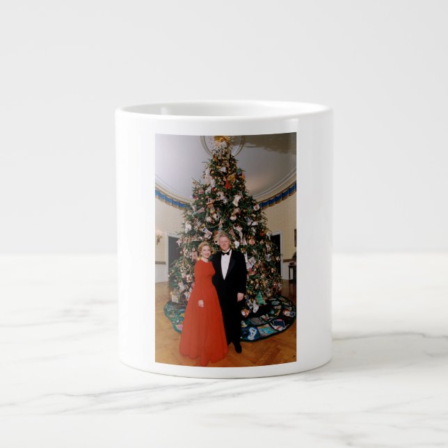 Grande Tasse Noël du président américain Bill Clinton et Hillar (Devant)