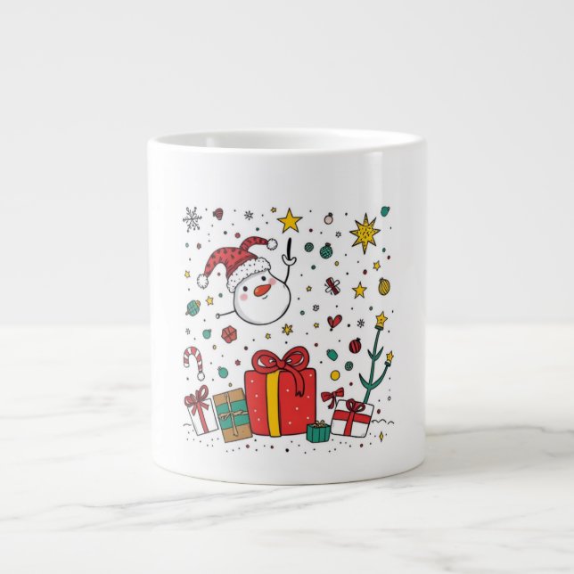 Grande Tasse Noël personnalisé (Devant)