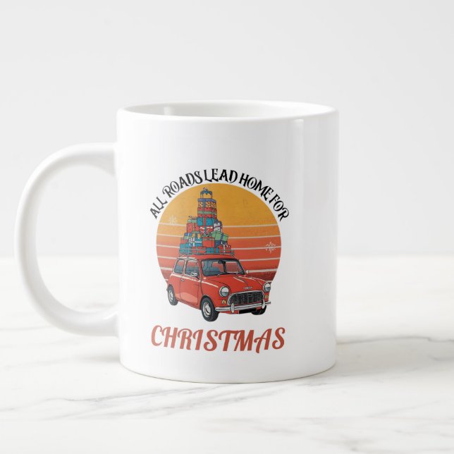 Grande Tasse Noël Rétro (Gauche)