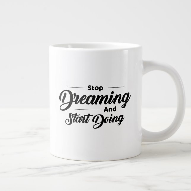 Grande Tasse Noir Citations simples Boug de spécialité (Droite)