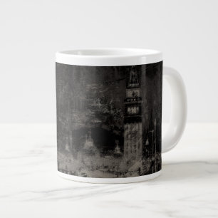Grande Tasse Noir et Taupe en survol Skyline Venise Italie