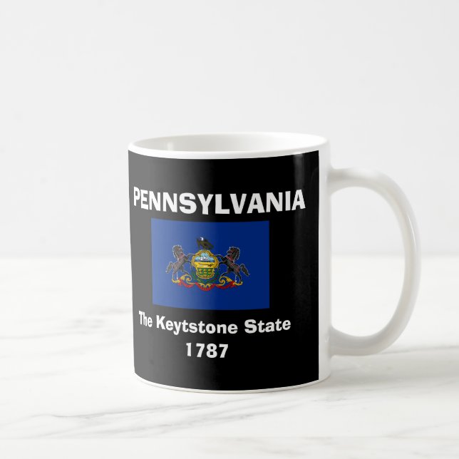 Grande tasse noire de PA de Pennsylvania* (Droite)