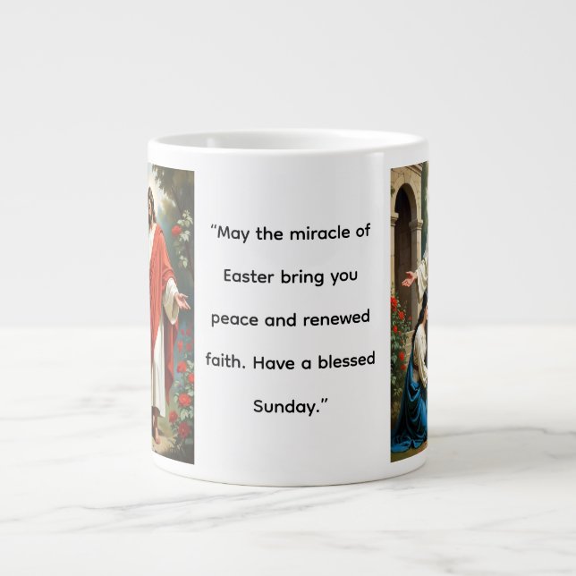 Grande Tasse Noli Me Tangere Image and Greetings (Devant)