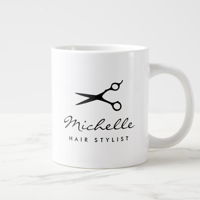 Grande Tasse Nom de coiffure personnalisée taille jumbo extra l (Droite)