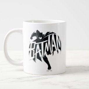 Grande Tasse Nom de la brosse d'encre Batman