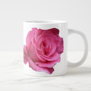 Grande Tasse Nom Miriam personnalisable monogramme rose rose ro