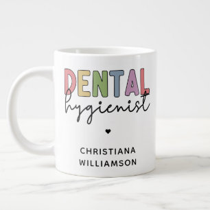 Grande Tasse Nom personnalisé Dental Hygienist RDH Cadeaux