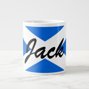 Grande Tasse Nom personnalisé Mugcnt Scottish Flag