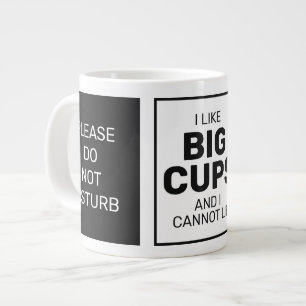 Grande Tasse Nom personnalisé & textes jumbo mule