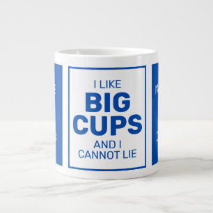 Grande Tasse Nom personnalisé & textes jumbo mule