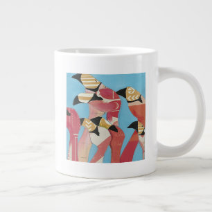 Grande Tasse Nombre de Flamants roses