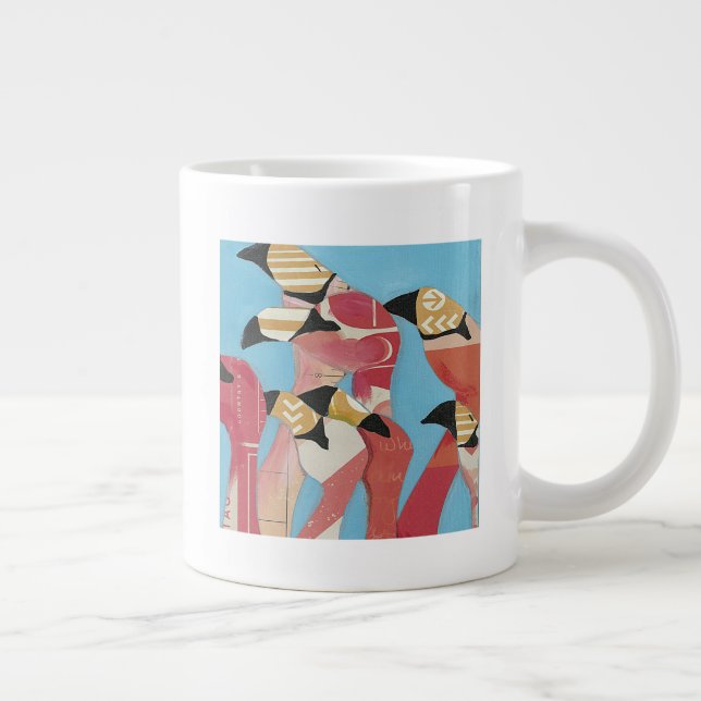 Grande Tasse Nombre de Flamants roses (Droite)