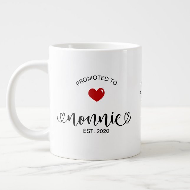 Grande Tasse Nonnie Established Promoted To Grandmother Gift (Gauche)