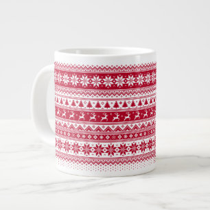 Grande Tasse Nordic - Scandinave Noël Jumbo MugV2