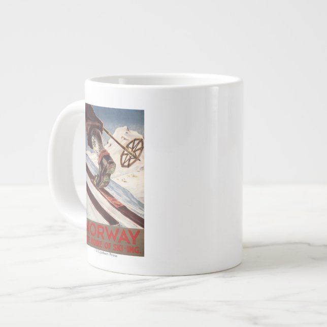 Grande Tasse Norvège - La maison du ski (Devant gauche)