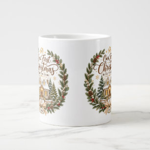 Grande Tasse Notre Premier Noël dans Notre Nouvelle Maison Orne
