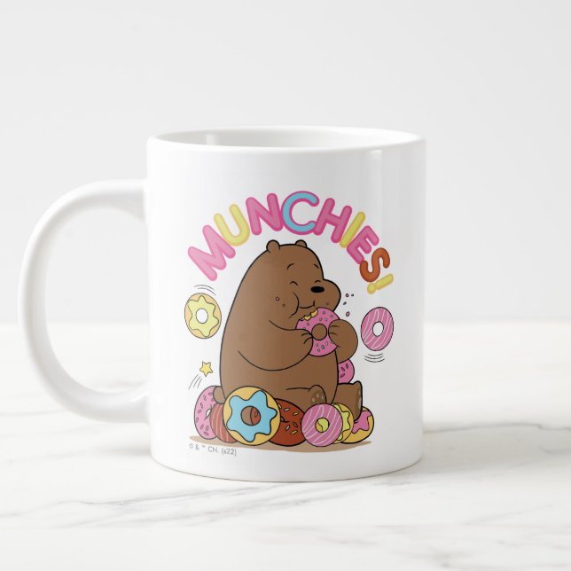 Grande Tasse Nous Ours Nus - Grizz Donut Munchies! (Gauche)