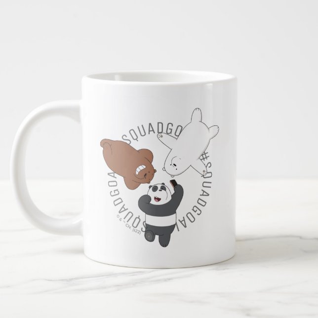 Grande Tasse Nous portons des ours nus - #SquadButs (Gauche)