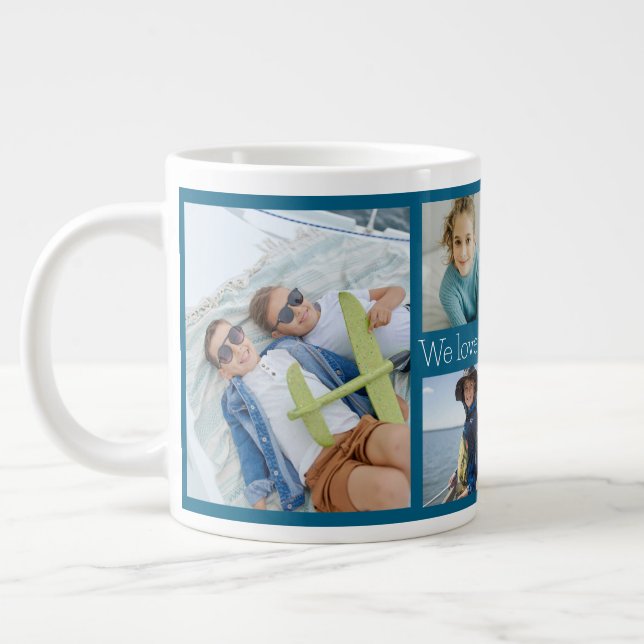 Grande Tasse Nous t'aimons grand-mère grand-mère 6 Photo (Gauche)