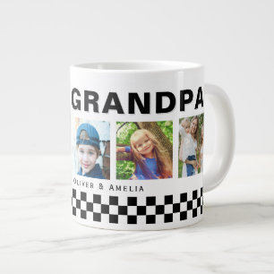 Grande Tasse Nous t'aimons Papy 5 Photos Cadeau