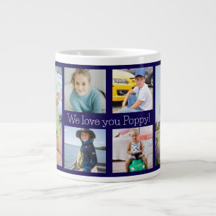 Grande Tasse Nous vous aimons Poppy Grand-père 6 Photo