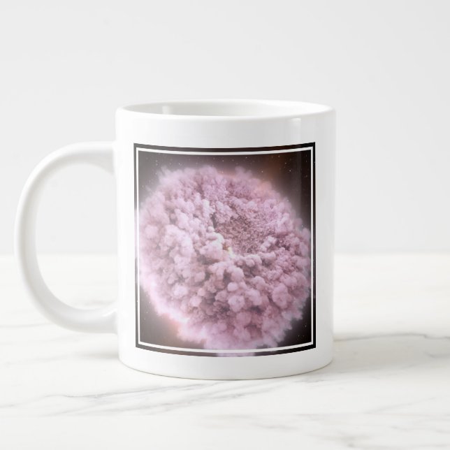 Grande Tasse Nuage De Débris De Deux Étoiles Neutrons (Gauche)