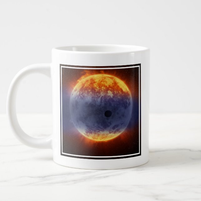 Grande Tasse Nuage De Gaz Hydrogène Au Large De L'Exoplanète Gj (Gauche)