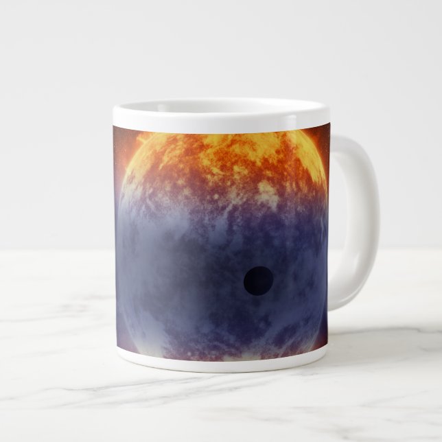 Grande Tasse Nuage De Gaz Hydrogène Au Large De L'Exoplanète Gj (Devant droit)