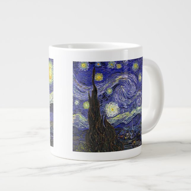Grande Tasse Nuit étoilée, Vincent Van Gogh. (Devant droit)