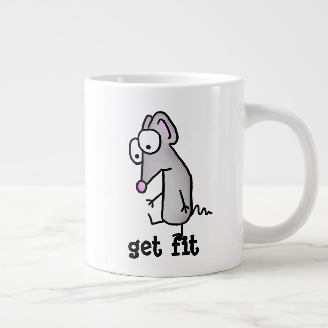 Grande Tasse Obtenir une souris ajustée (Droite)