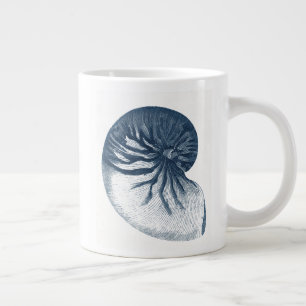 Grande Tasse Oeil de requin Indigo