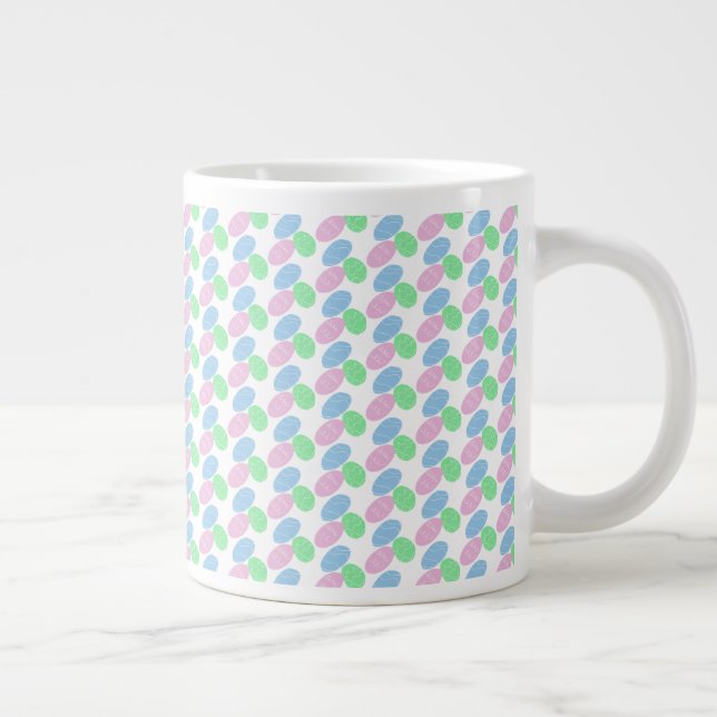 Grande Tasse Œufs de Pâques Doodles  (Droite)