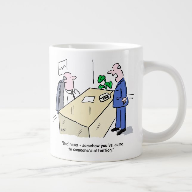 Grande Tasse Office Worker est remarqué par une personne (Droite)