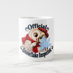 Grande Tasse Official Snowflake Inspector Cute Owl