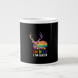 Grande Tasse Oh Cerf Drôle Style Moderne Minimaliste