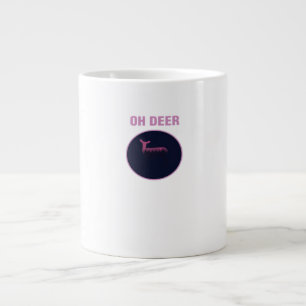 Grande Tasse Oh Cerf Moderne Esthétique 