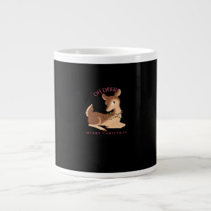 Grande Tasse Oh Cerf Noël Design Moderne