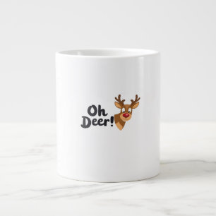 Grande Tasse Oh Cerf Propre Minimal Voir 