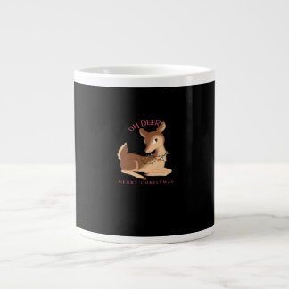 Grande Tasse Oh Deer Christmas Modern Design 