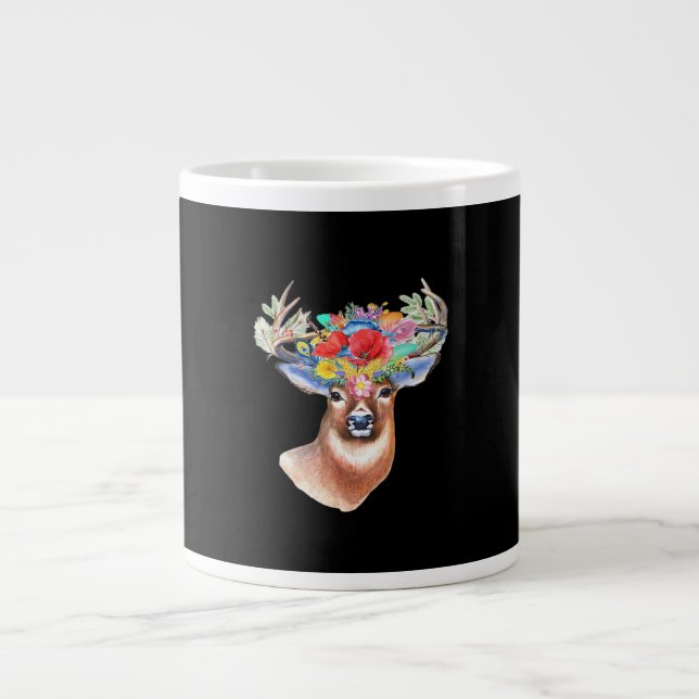 Grande Tasse Oh Deer Modern Artistic Style  (Devant)