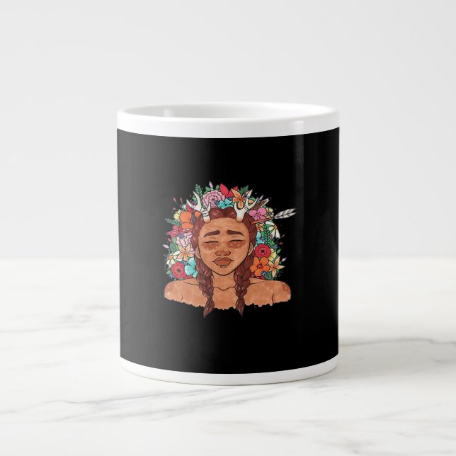 Grande Tasse Oh Deer Moderne Esthétique  (Devant)