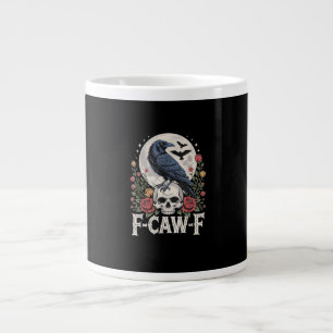Grande Tasse Oiseau F-Caw-F Corbeau Drôle Corbeau Croassant Gru