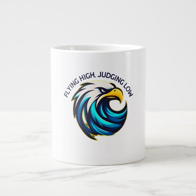 Grande Tasse Oiseaux d'aigle (Devant)