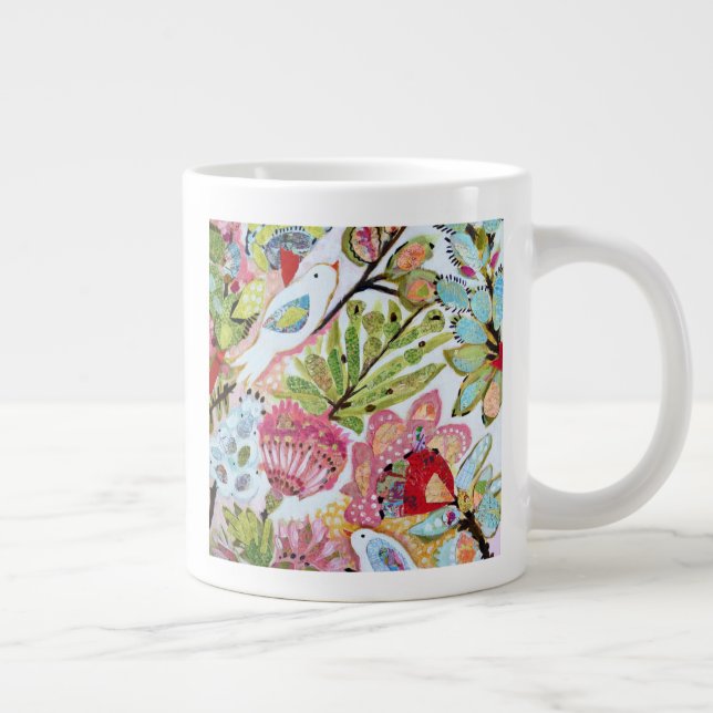 Grande Tasse Oiseaux en papier II (Droite)