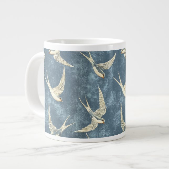 Grande Tasse Oiseaux en vol (Devant gauche)